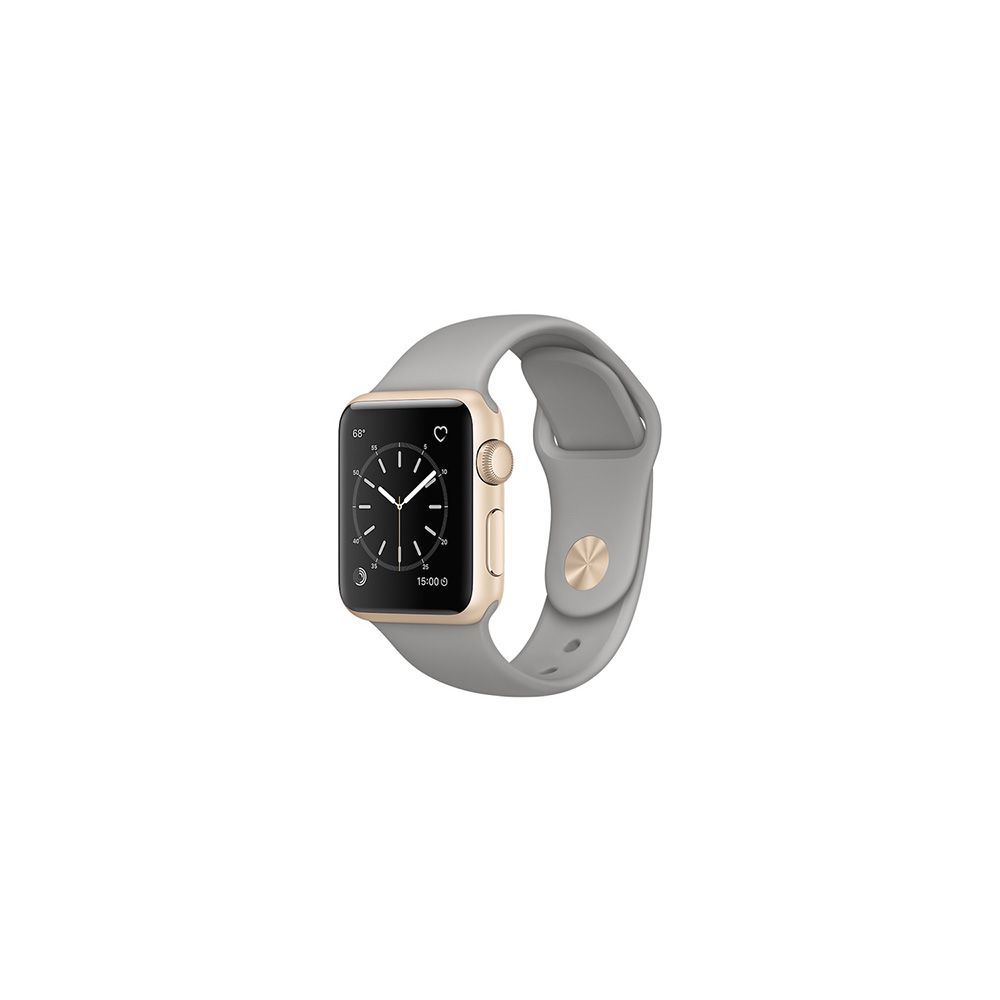 Đồng Hồ Apple 38mm Hợp Kim Nhôm Quai Đeo Thể Thao (Gold/ Concrete) Series 2